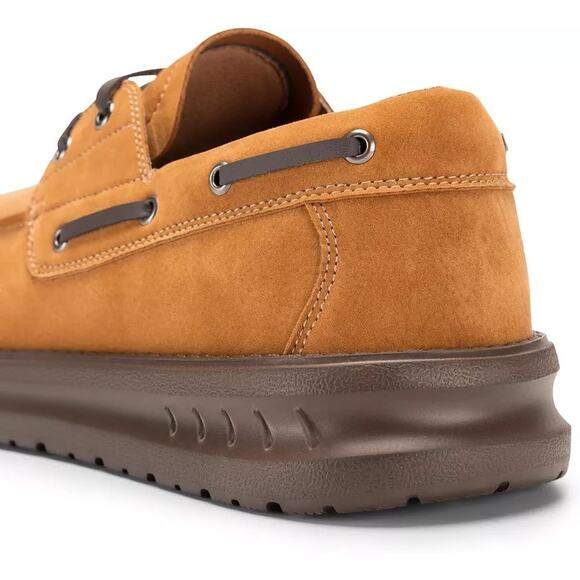 1883 NIB FitVille Men 10.5 Extra Wide Loafers Casual Slip on Shoes Suede Loafers - Picture 4 of 5